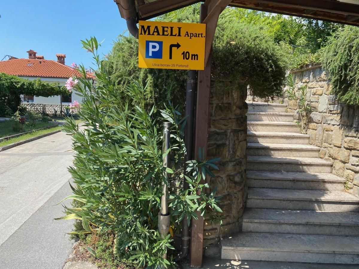 Maeli Apartment Lucija Buitenkant foto